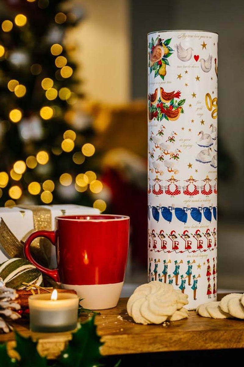 Farmhouse Biscuits 12 Days of Christmas Giant Tube