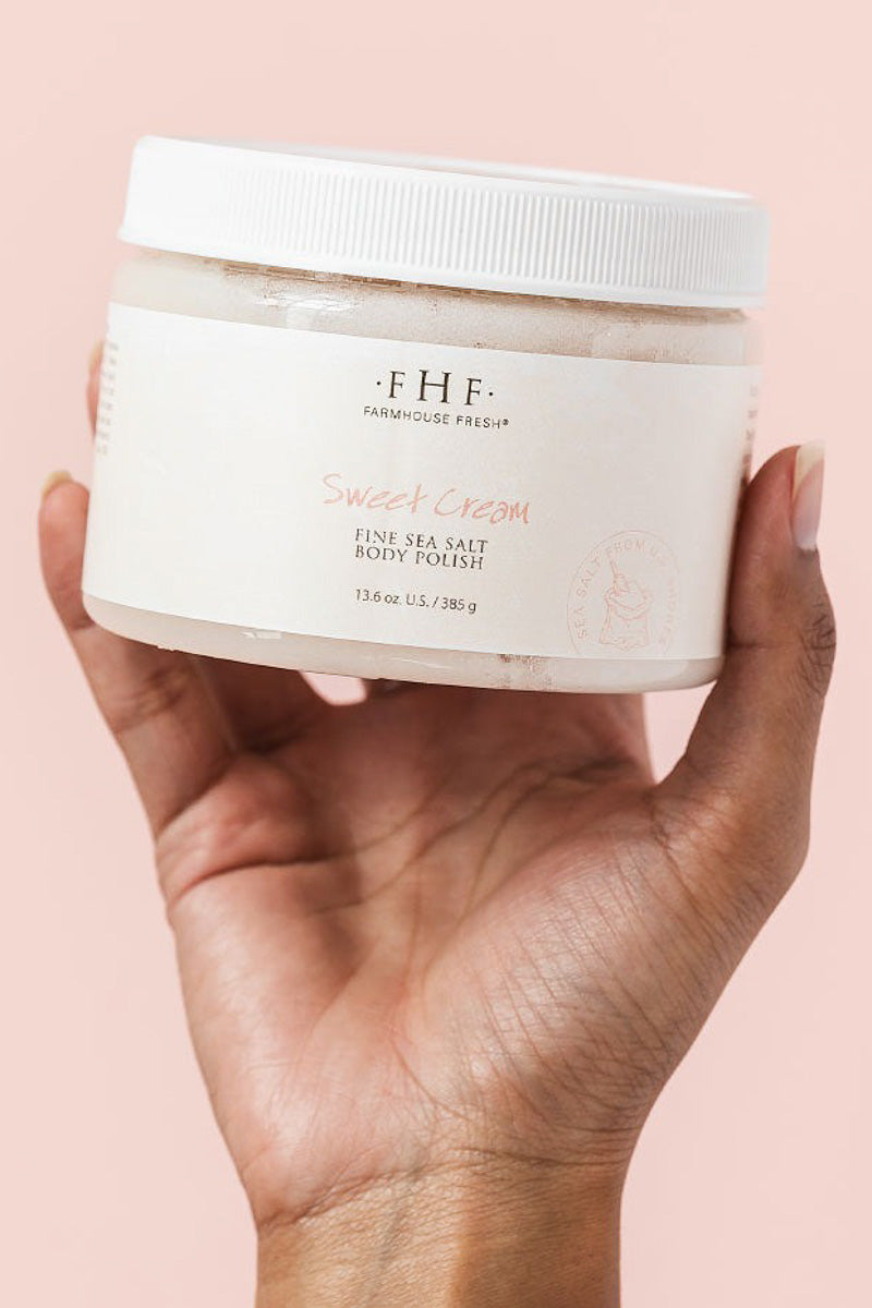 Farmhouse Fresh Sweet Cream Sea Salt Polish 12 oz