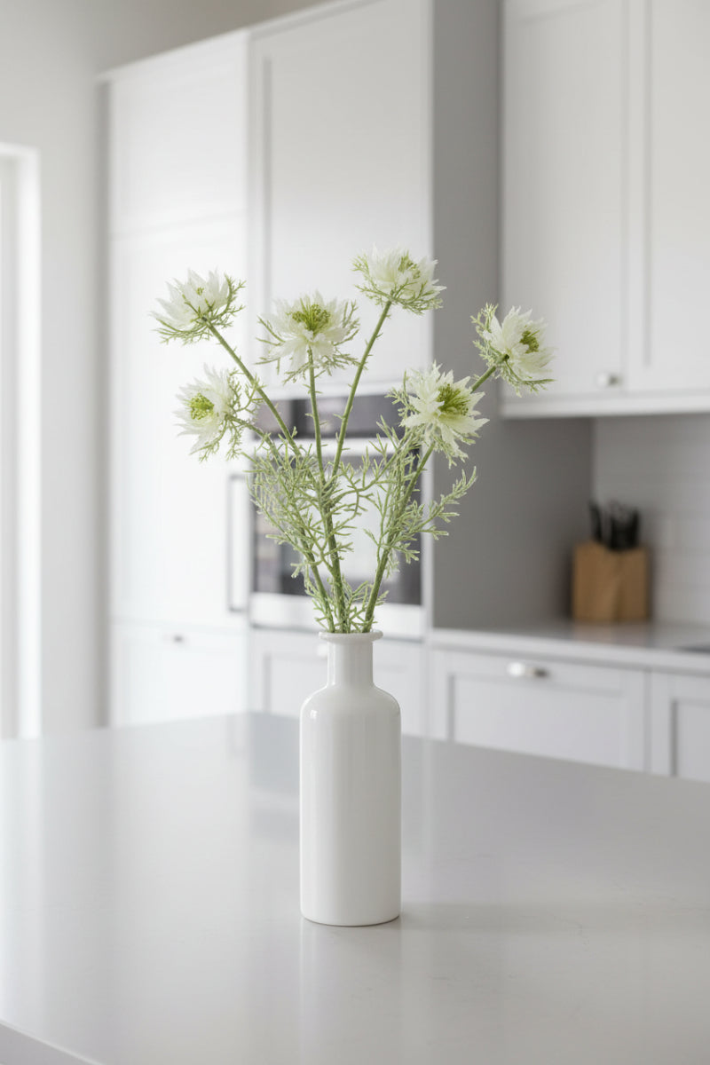 Faux Nigella Spray 22.25" Green