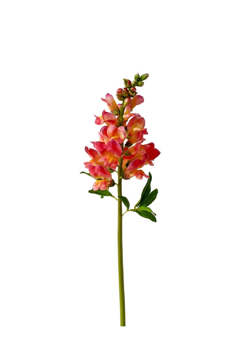 Faux Snapdragon Stem 23" Orange