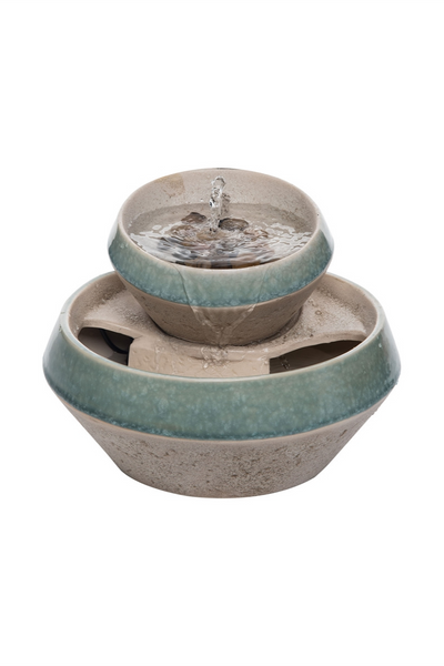 FOUNTAIN TWO TIER BOWL