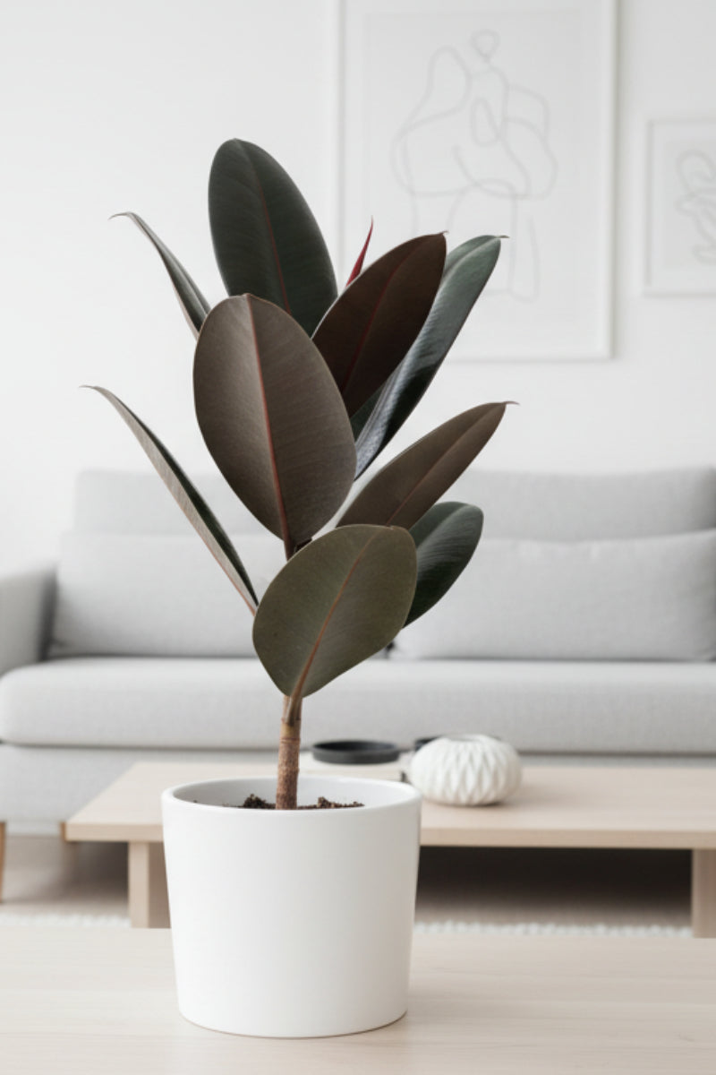 Ficus, Elastica Burgundy 8"