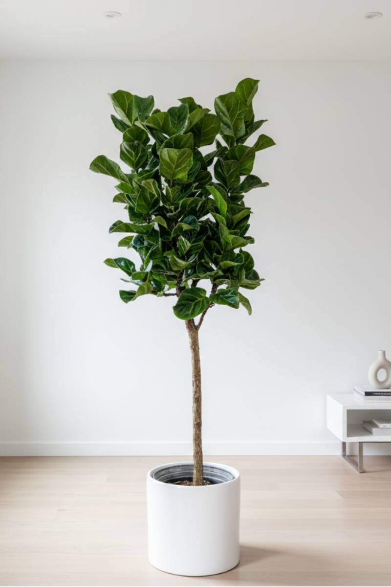 Ficus, (Lyrata) Fiddle Leaf Fig Little Sunshine 10" Standard