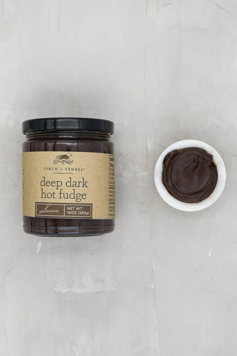 Finch + Fennel Deep Dark Hot Fudge Sauce 10 oz