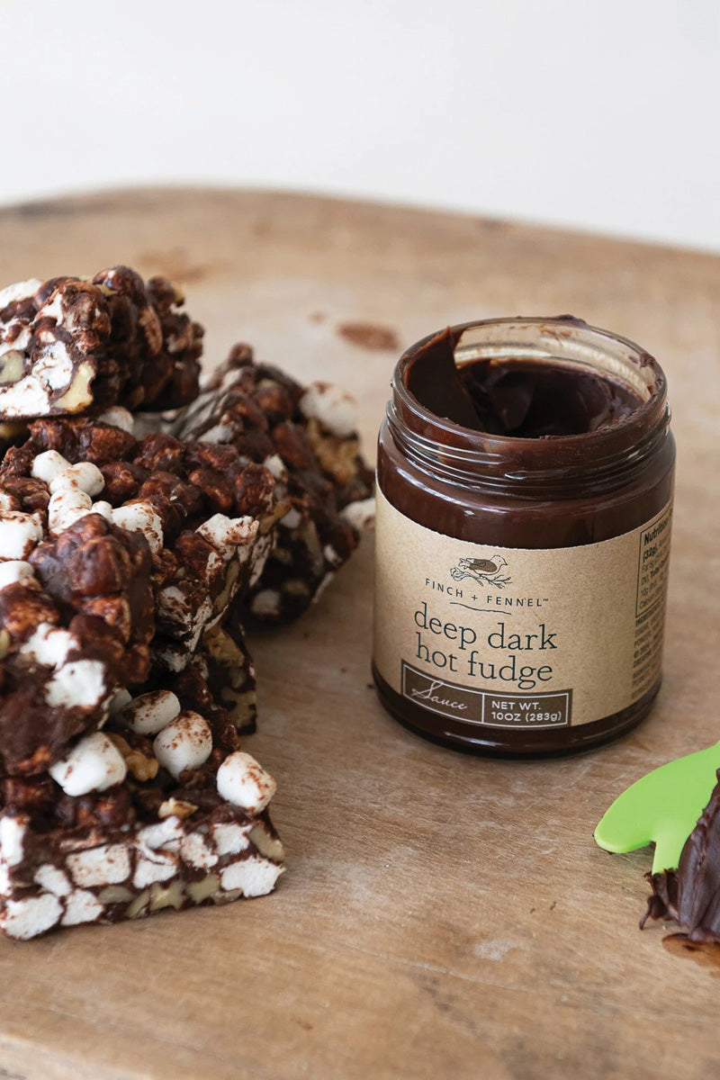Finch + Fennel Deep Dark Hot Fudge Sauce 10 oz