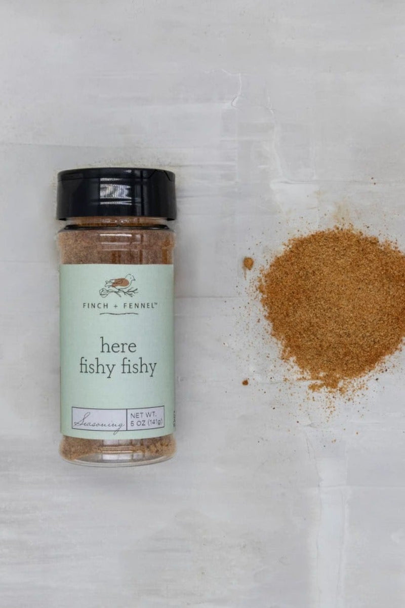 Finch + Fennel Here Fishy Fishy Seasoning 5 oz