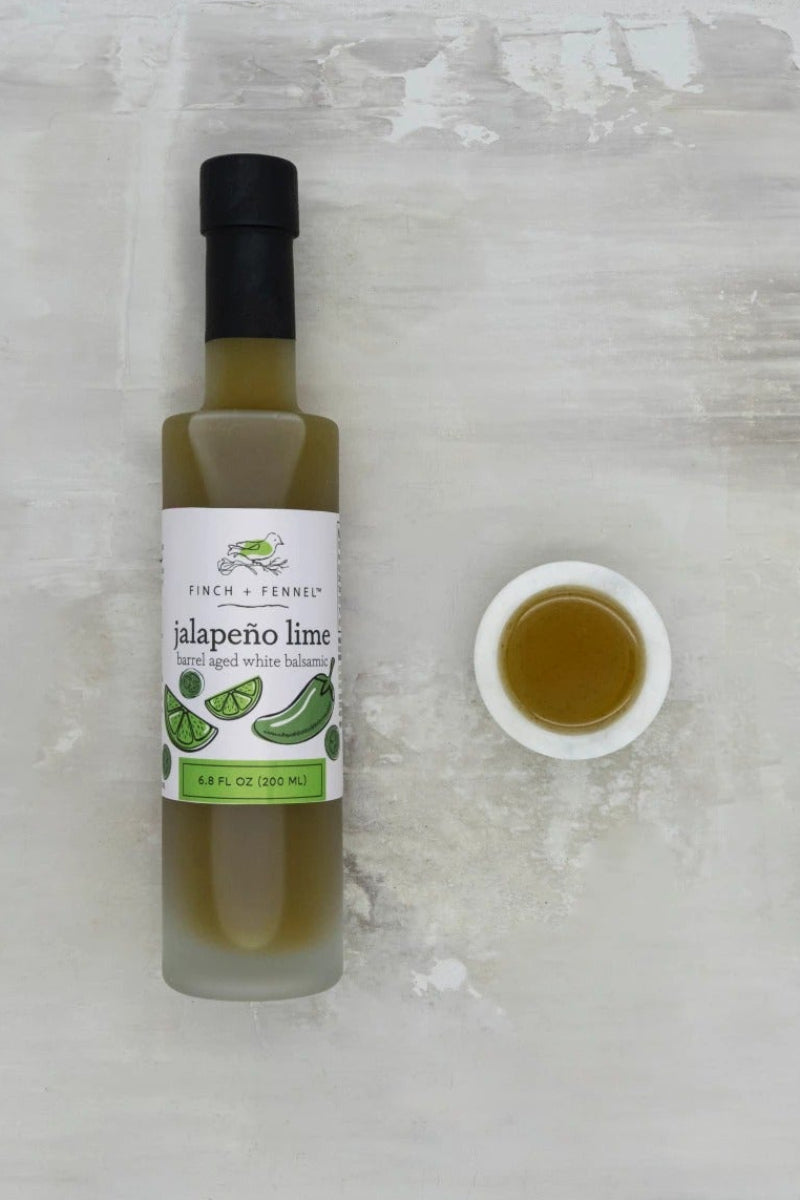Finch + Fennel Jalapeño Lime Barrel Aged White Balsamic 6.8 oz