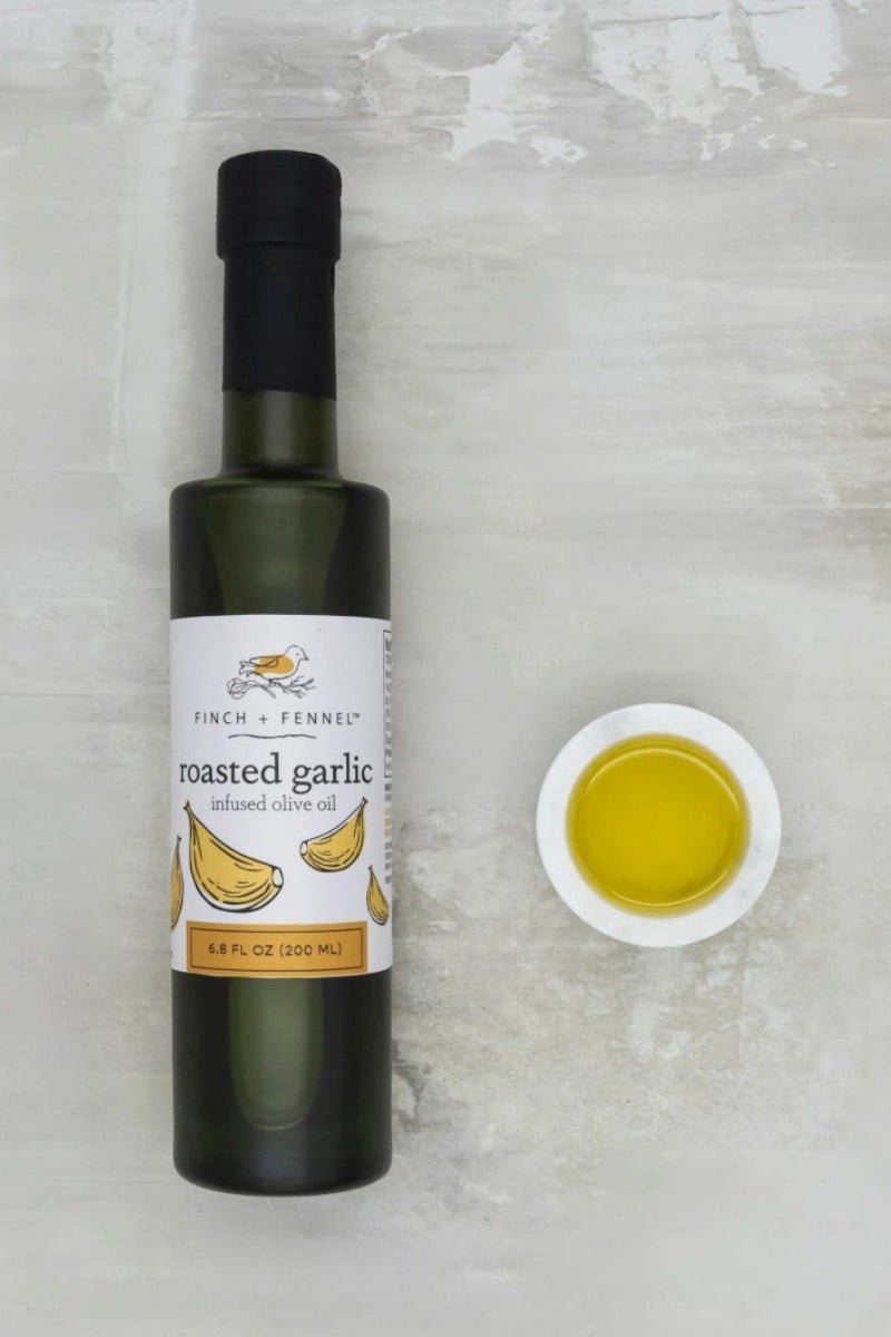 Finch + Fennel Roasted Garlic Infused Olive Oil 6.8 oz