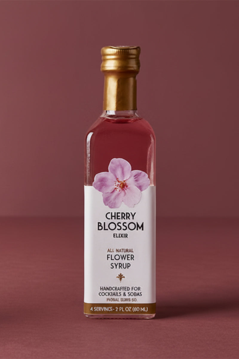 Floral Elixir Co. Cherry Blossom Syrup Mini