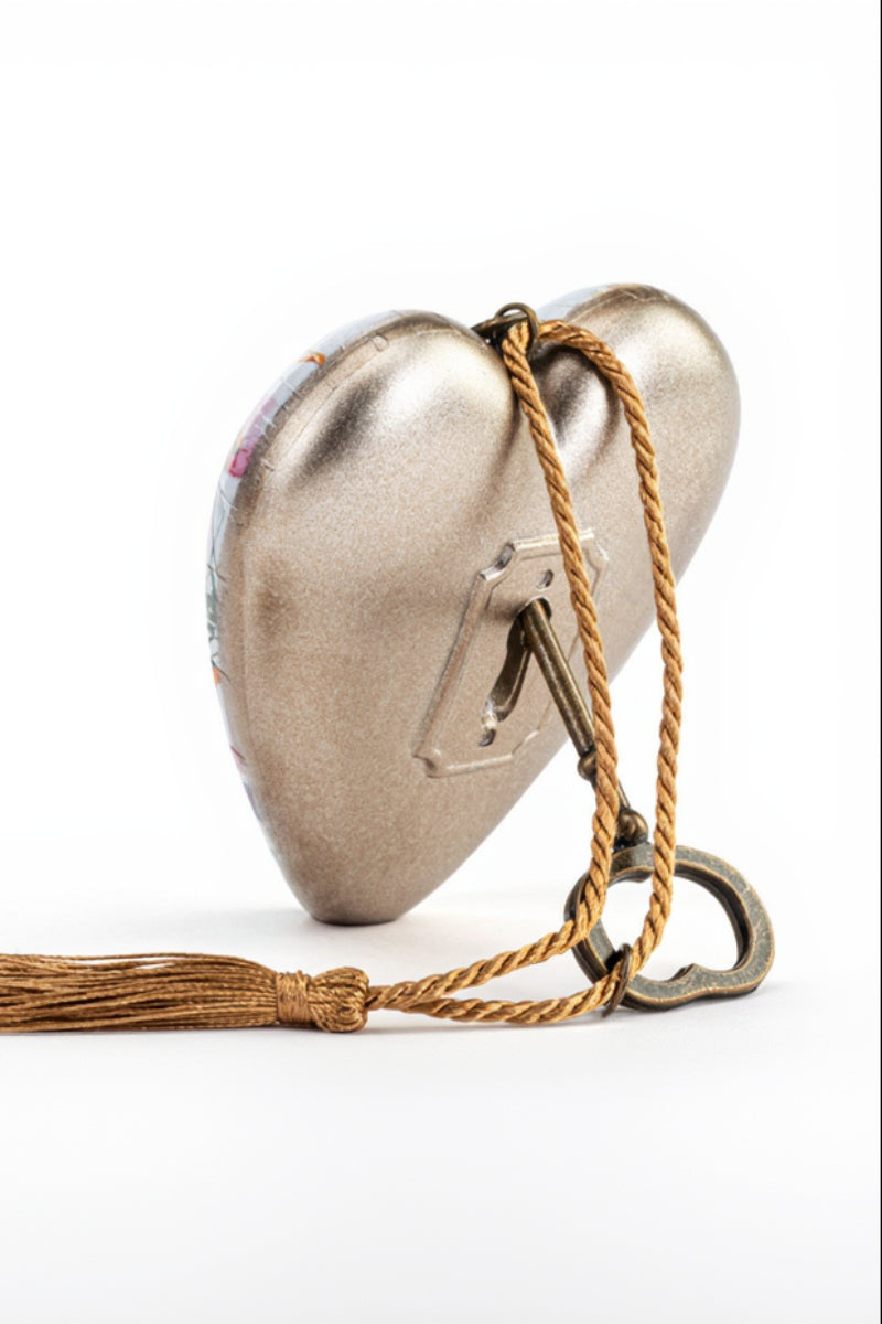 Demdaco Follow Your Heart it Knows Where To Go Wildflowers Art Heart