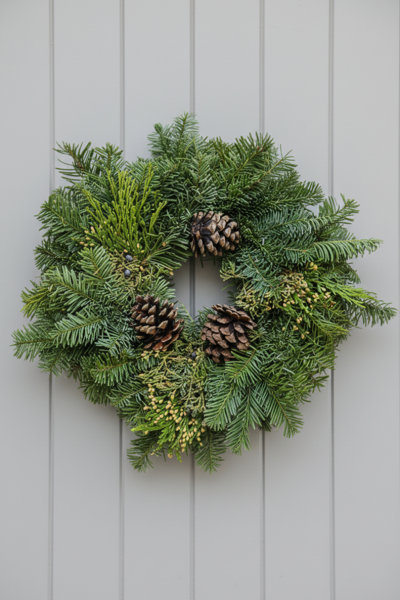 Wreath, Mixed Noble Fir 22"