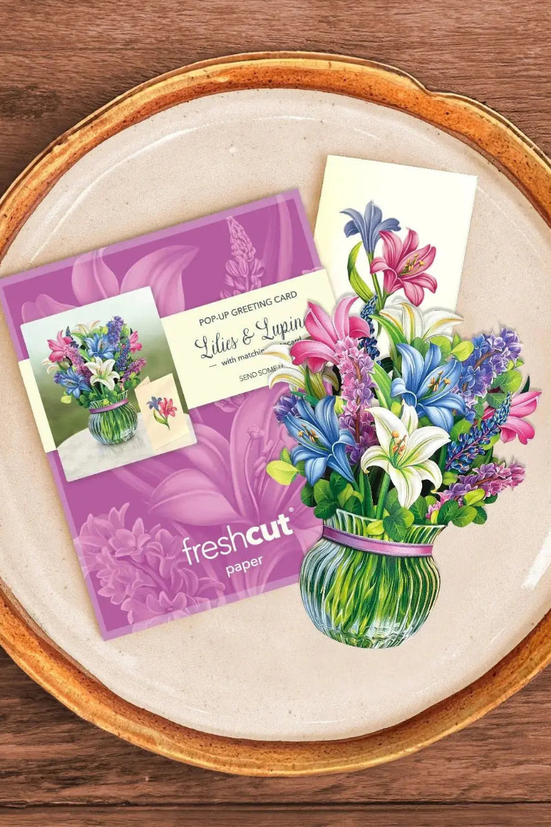 FreshCut Paper Mini Lilies & Lupines