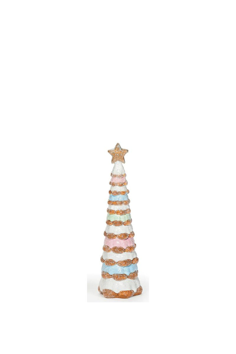 Frosted Gingerbread Tree Small