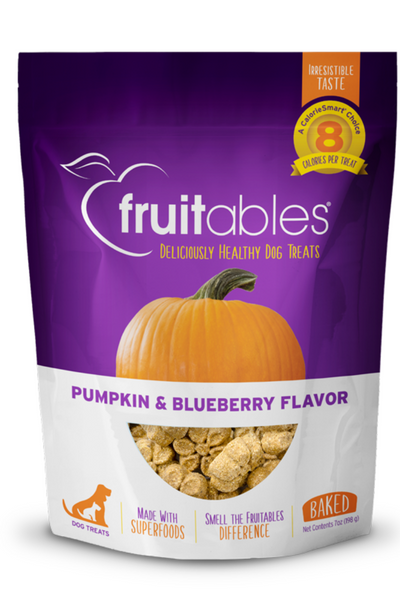 Fruitables Dog Treats Pumpkin & Blueberry 7 oz