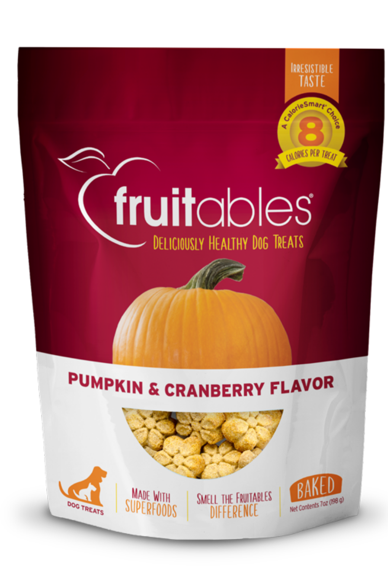 Fruitables Dog Treat Pumpkin & Cranberry 7 oz