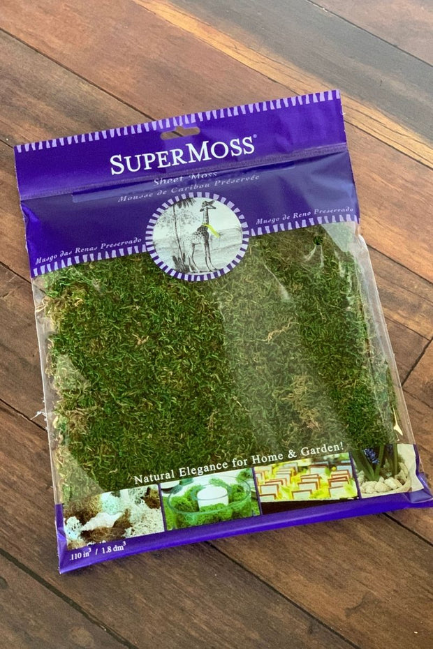 SuperMoss Preserved Sheet Moss 2 oz