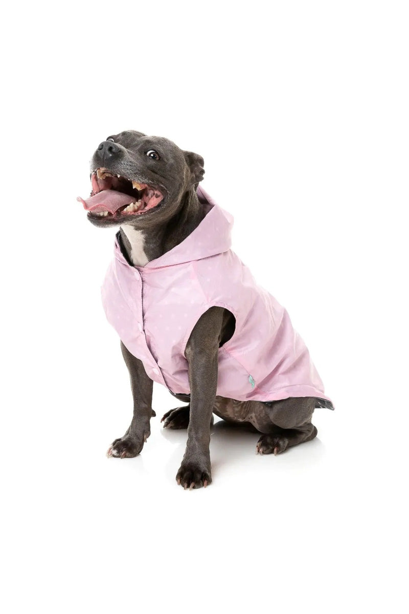 FuzzYard Life Raincoat Flipside Size 4 Pink