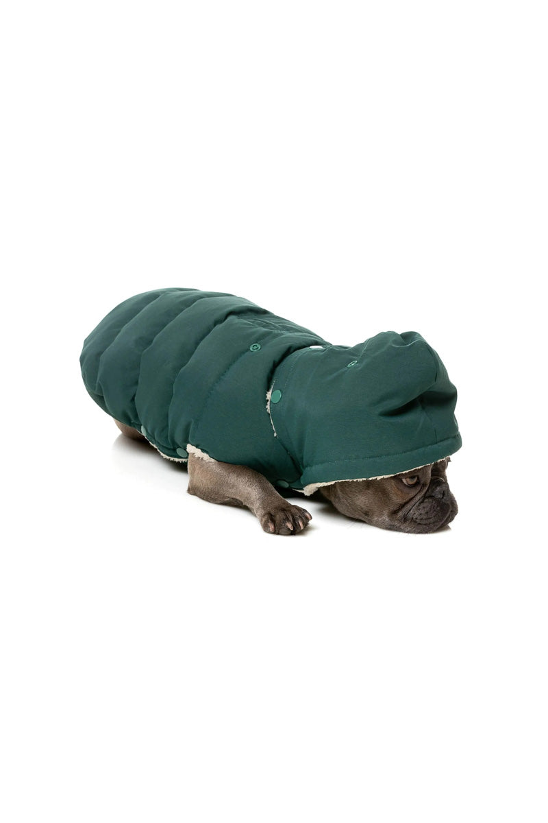 FuzzYard Life Essential Puffer Jacket Size 3 Forest Green