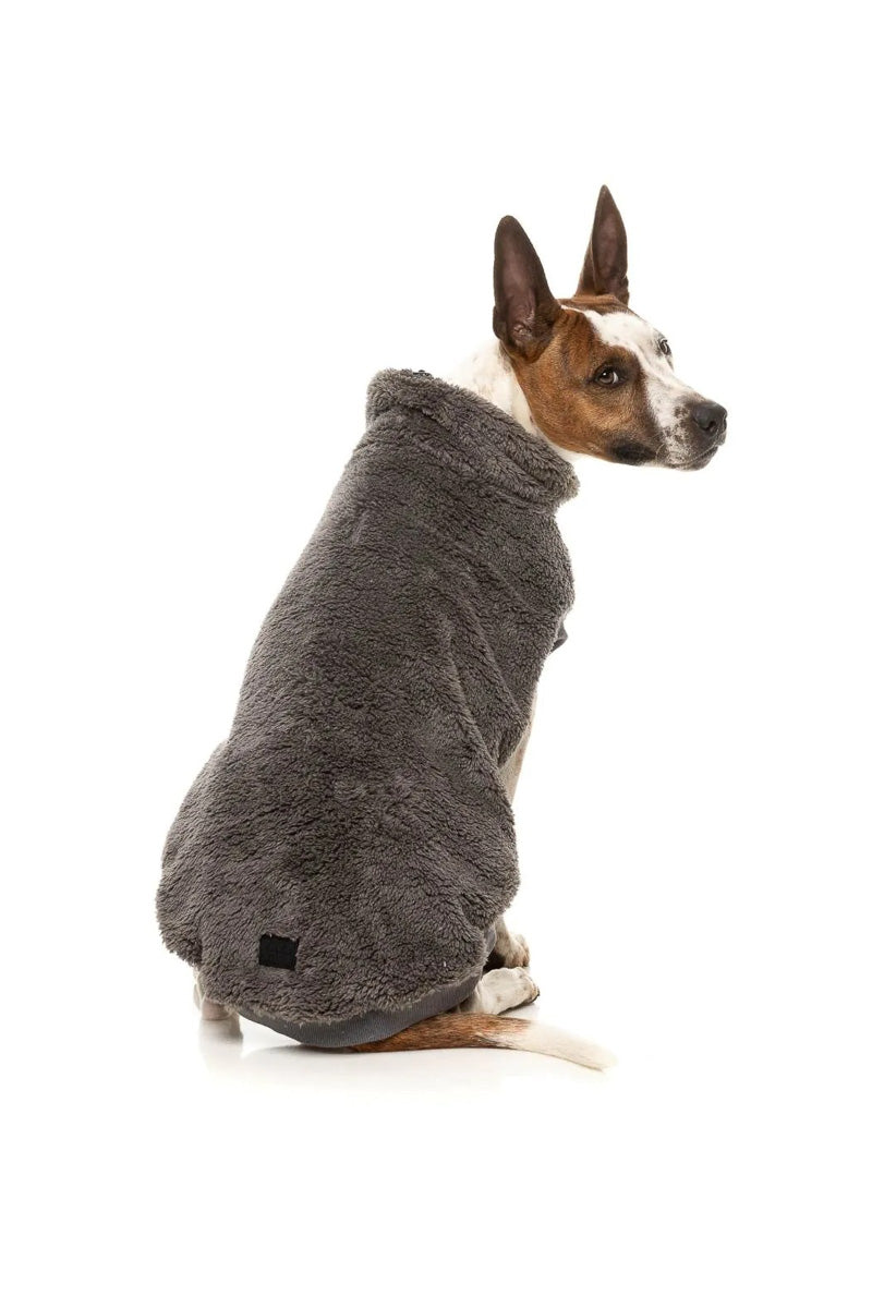 FuzzYard Turtle Teddy 25 Sweater Size 7 Gunmetal Grey