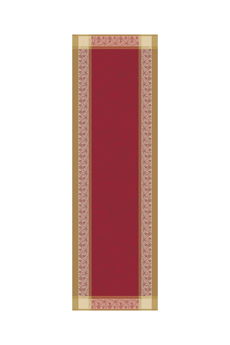 Garnier-Thiebaut Alexandria Runner 21"x71" Rubis