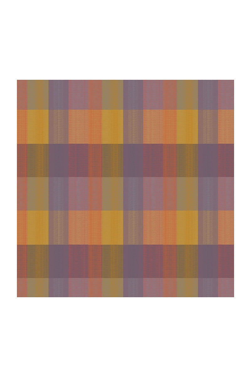 Garnier-Thiebaut Mille Ecossais Tablecloth 61"x61" Velvet