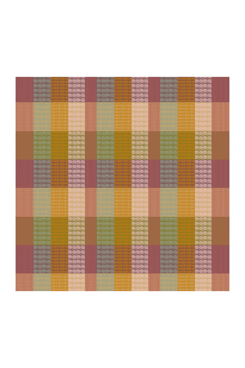 Garnier-Thiebaut Mille Halos Coated Tablecloth 69"x69" Prunus