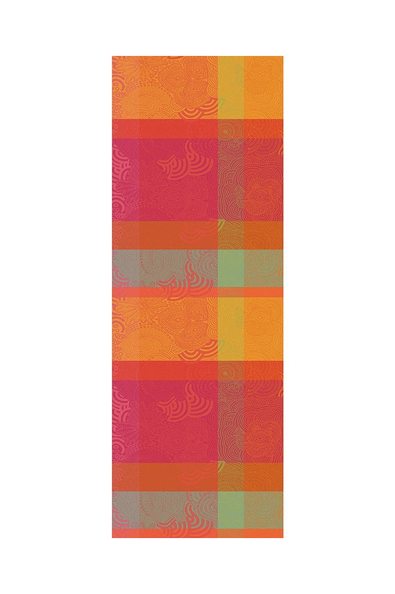 Garnier-Thiebaut Mille Rainures Runner 22"x61" Flamboyant