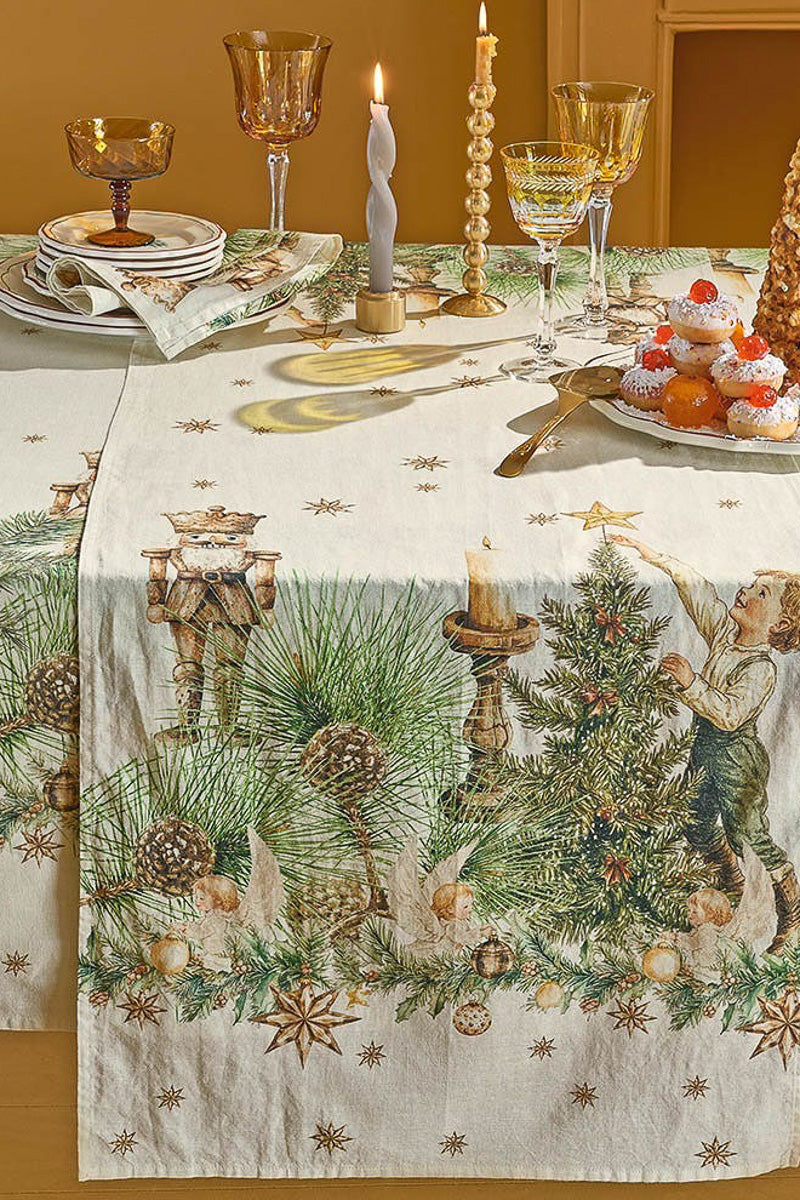 Garnier-Thiebaut Noel Vintage Runner 20" x 106" Dore