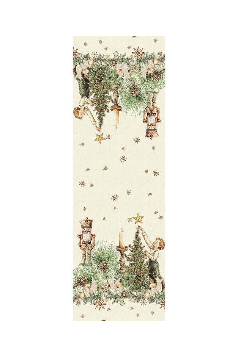 Garnier-Thiebaut Noel Vintage Runner 20" x 106" Dore