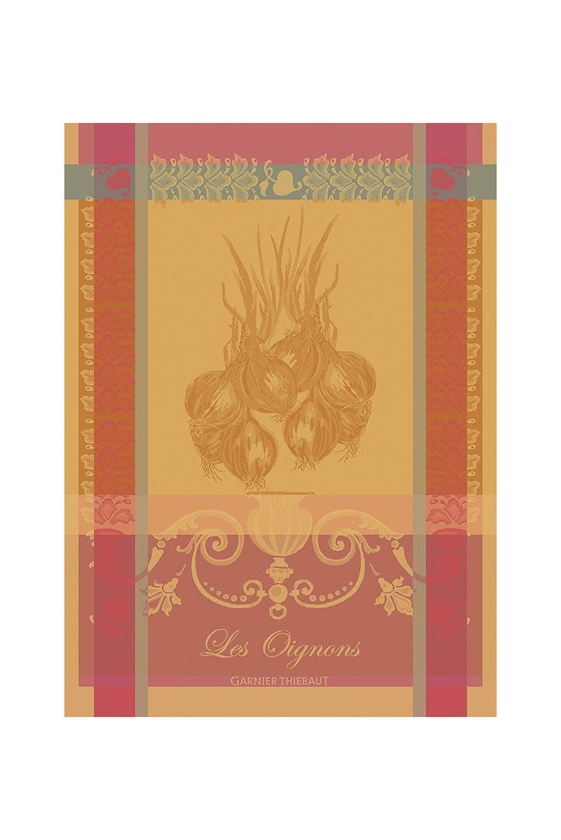 Garnier-Thiebaut Les Oignons Ambre Kitchen Towel