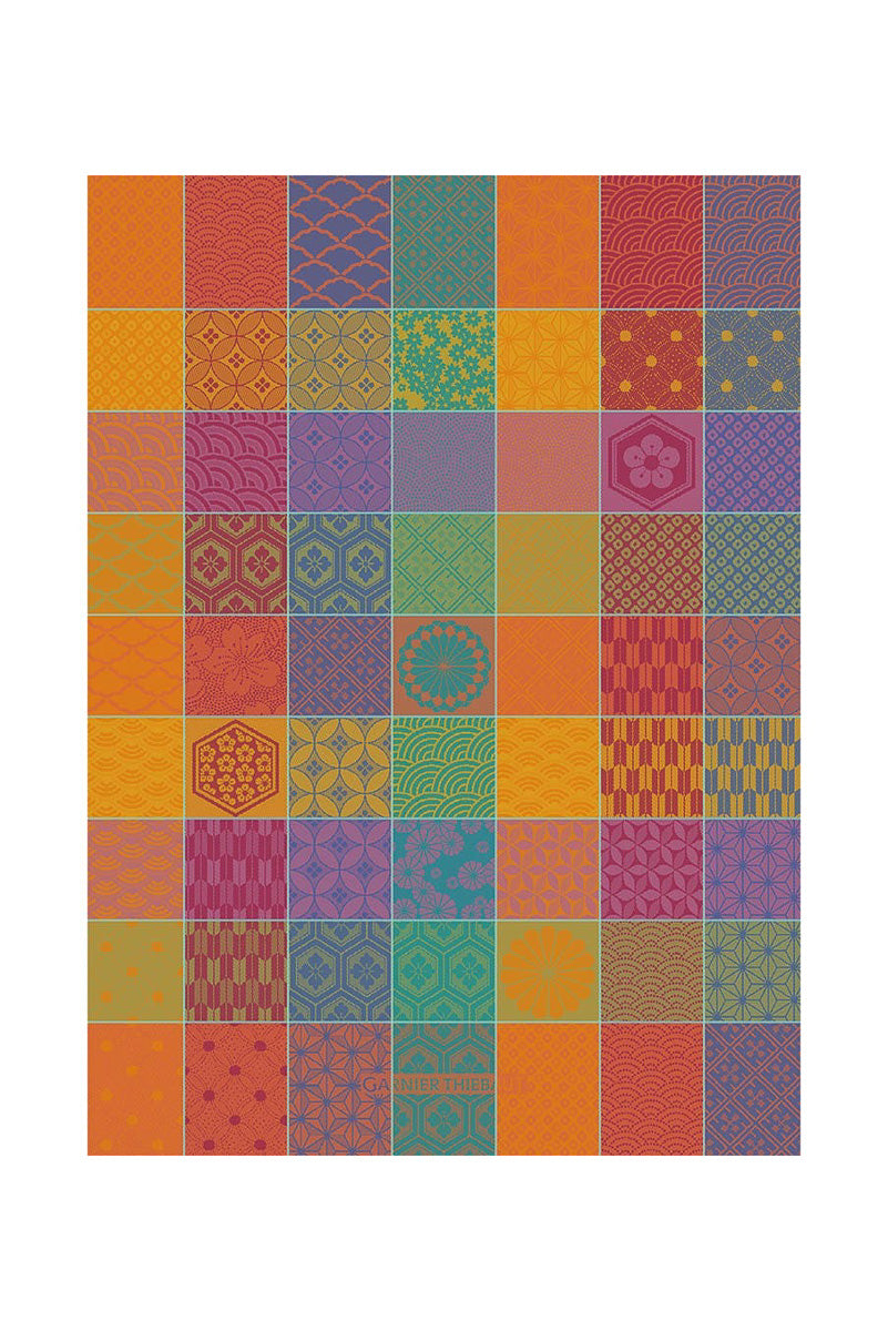 Garnier-Thiebaut Mille Hana Floralies Kitchen Towel