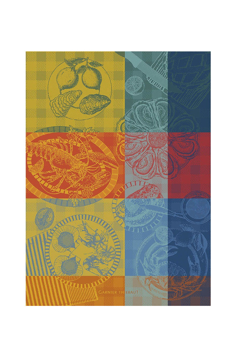 Garnier-Thiebaut Seafood Citronne Kitchen Towel