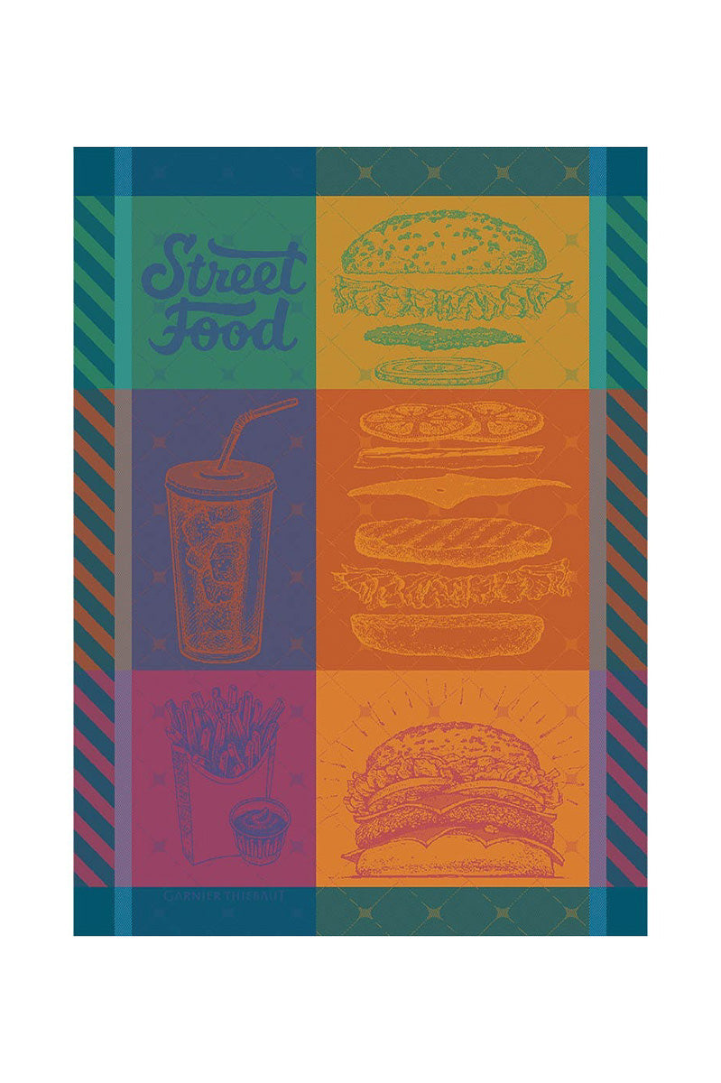 Garnier-Thiebaut Street Food Usa Gourmand Kitchen Towel