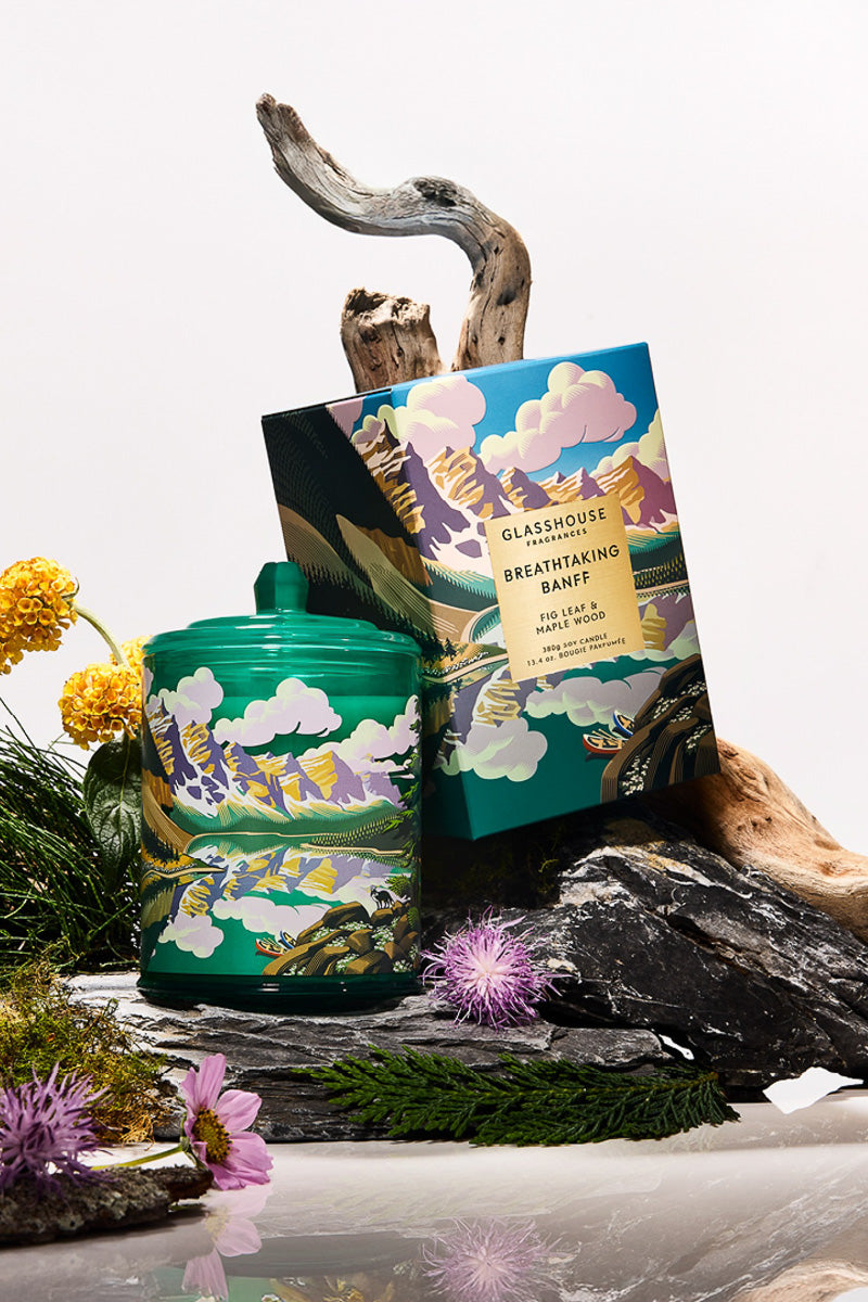 Glasshouse Fragrances Breathtaking Banff Candle 13.4 oz