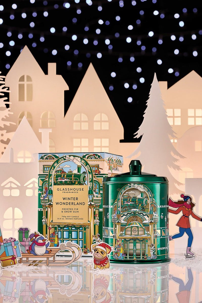 Glasshouse Fragrances Winter Wonderland Candle 26.8 oz