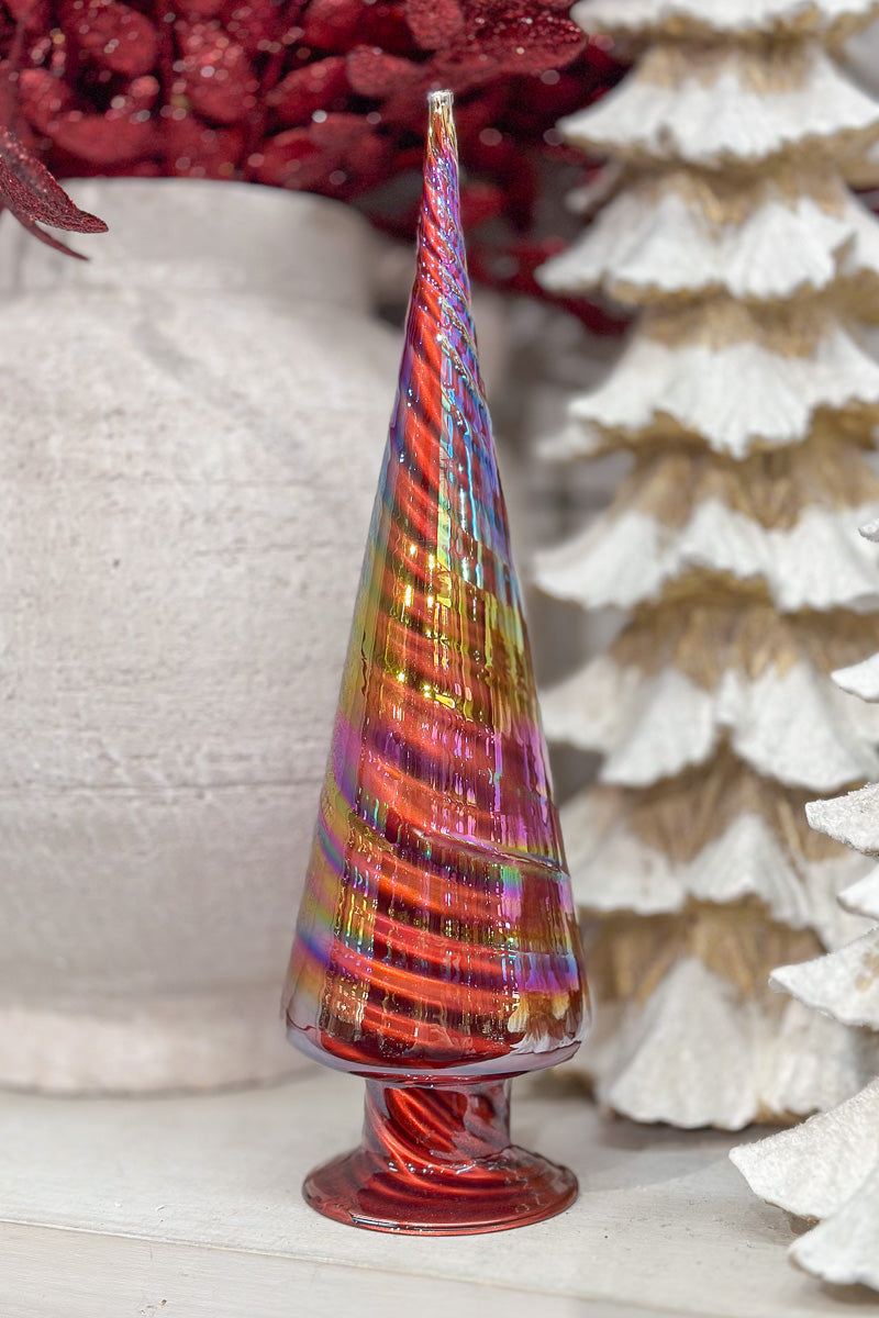 Glass Tree 13" Copper