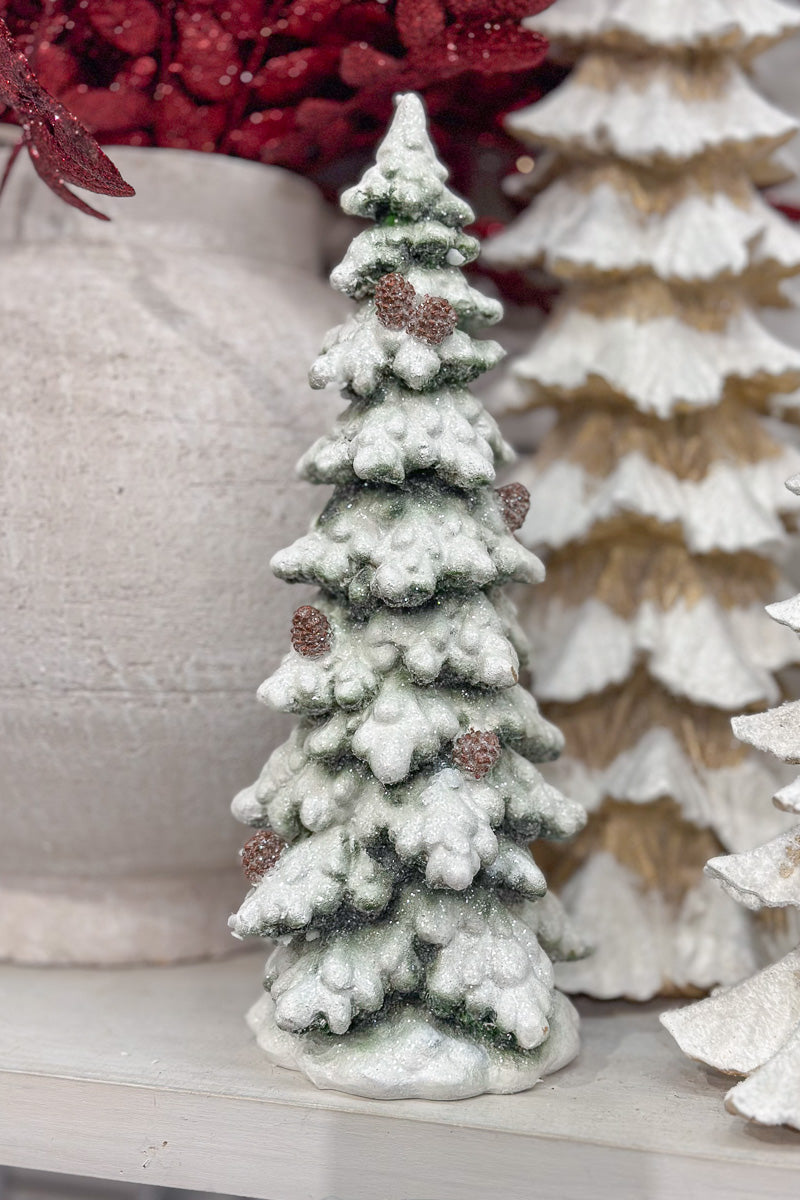Snowed Tree Resin 12.4"