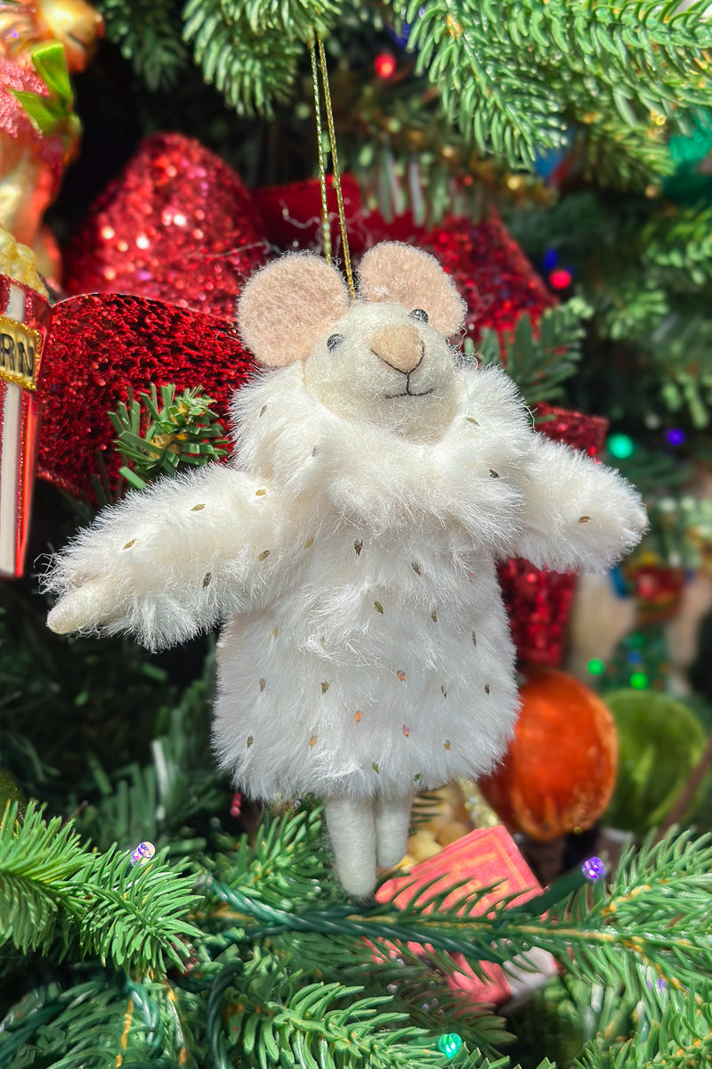 Wool Mouse Wearing Coat
