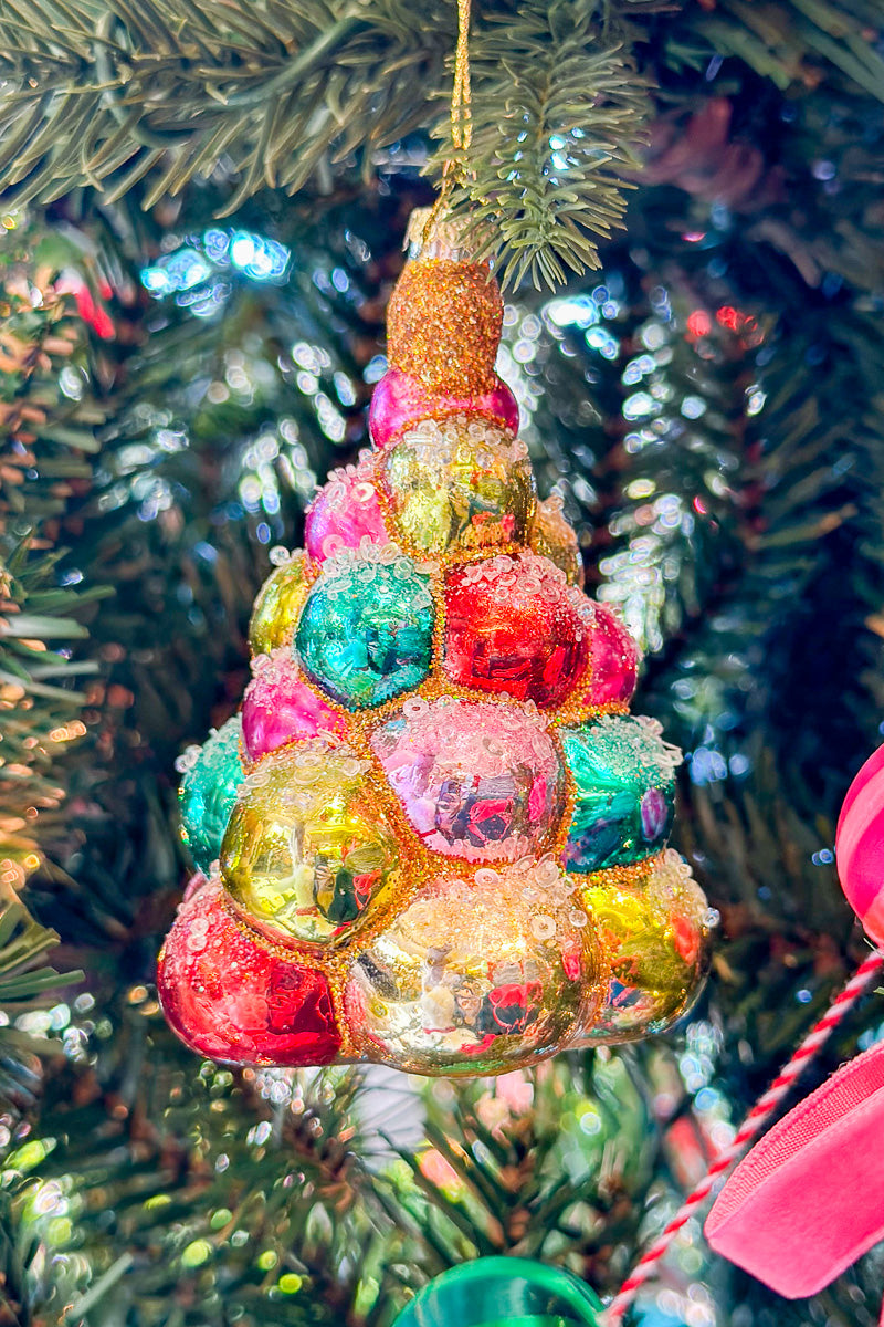 Glass Candy Pile Ornament