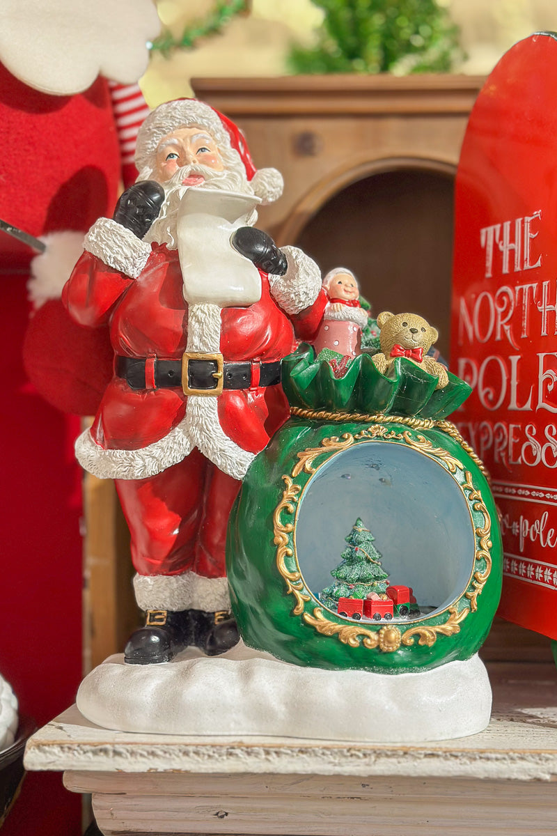 Santa With Moving LED Lights