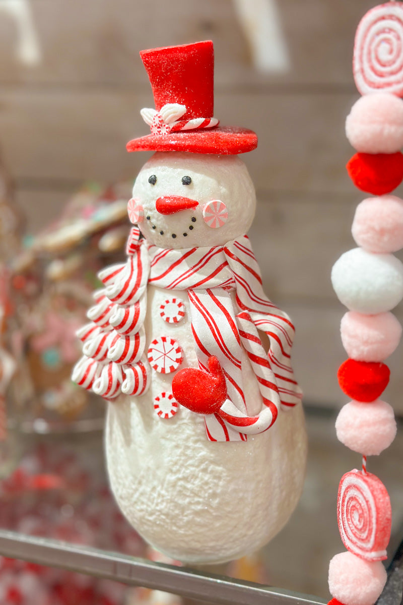 Clay Dough Snowman With Lights 10.5":