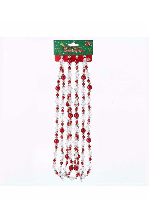 GARLAND, 9' RD FACETED BEAD
