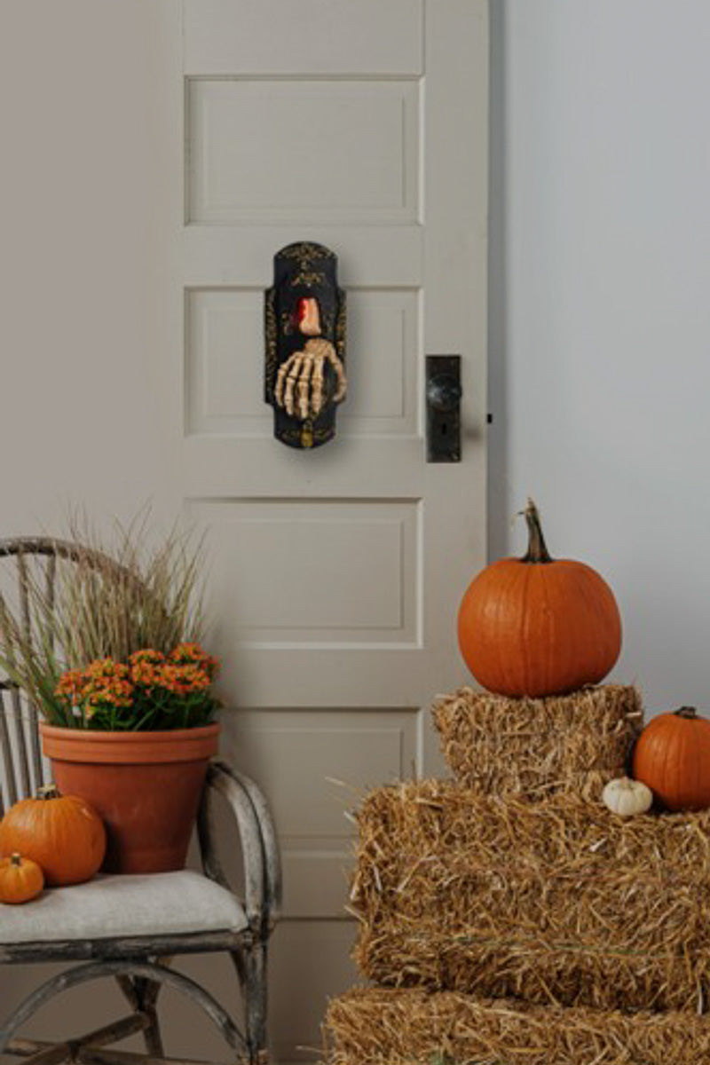 Animated Skeleton Hand Doorknob with Sounds
