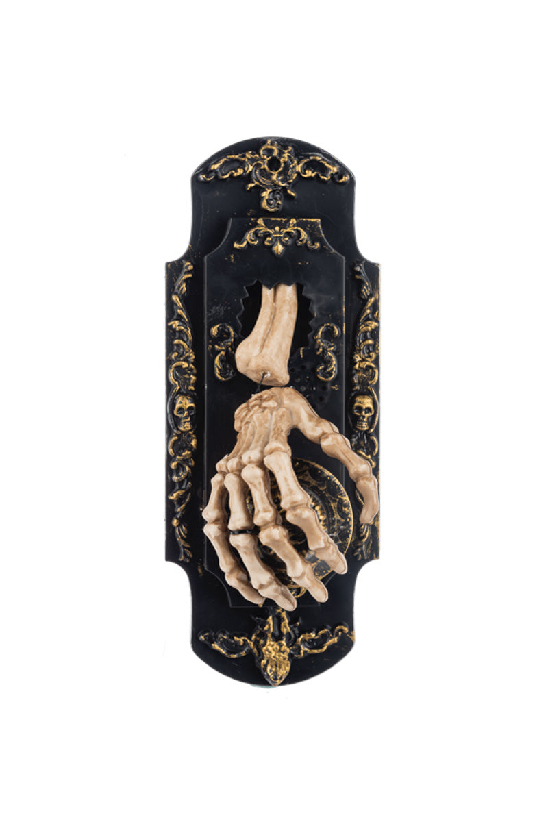 Animated Skeleton Hand Doorknob with Sounds