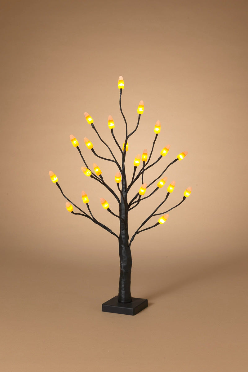 Halloween Candy Corn Tree Lighted Battery Operated