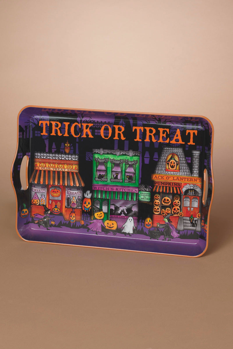 Halloween Spooky Town Tray 17.3"