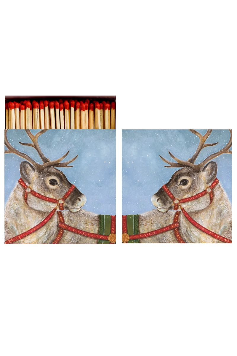 Hester & Cook Dashing Reindeer Matches