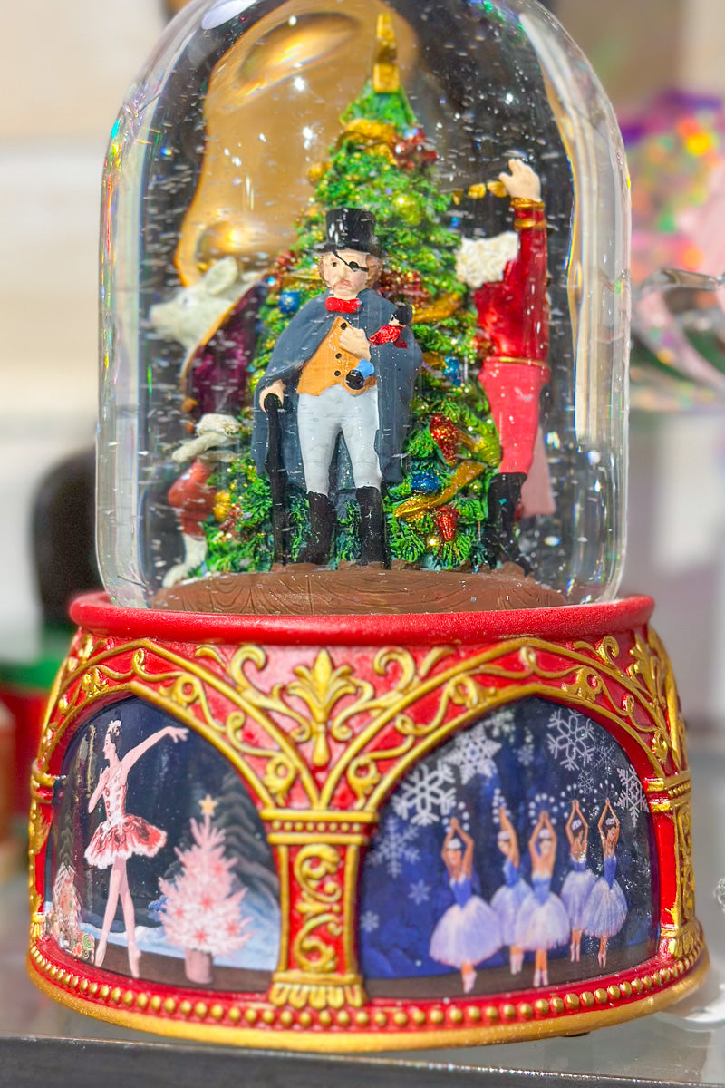 Musical Rotation Nutcracker Dome 8" Wind Up