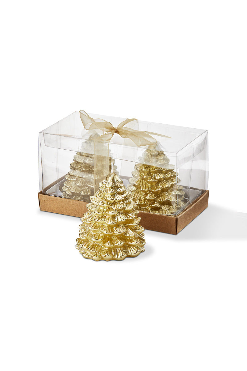 Fir Tree Candles Set of 2