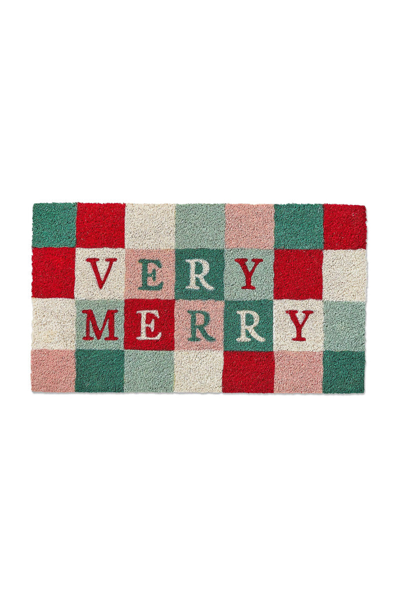 Very Merry PVC Coir Mat 17"x 30"